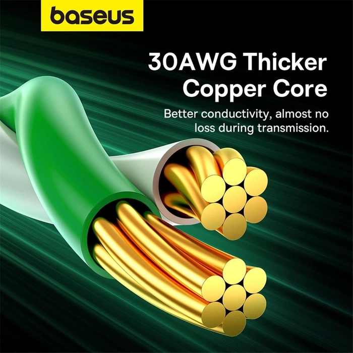 Braided network cable cat.8 Baseus Ethernet RJ45, 40Gbps, 5m (black)