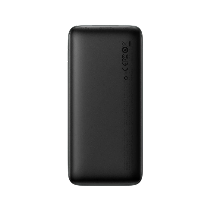 Baseus Bipow Pro Power Bank 10000mAh 20W schwarz mit USB Typ A - USB Typ C 3A 0,3m Kabel (PPBD040201)