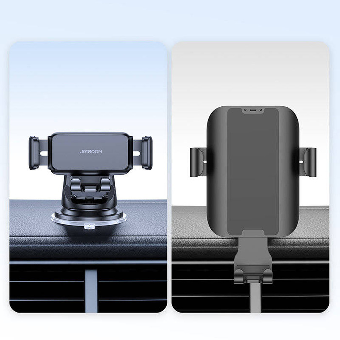 Joyroom in-car support pour smartphone sur le tableau de bord noir (JR-ZS283)