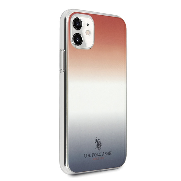 Pouzdro US POLO Apple iPhone 11 Gradient Pattern Collection Red Blue Case
