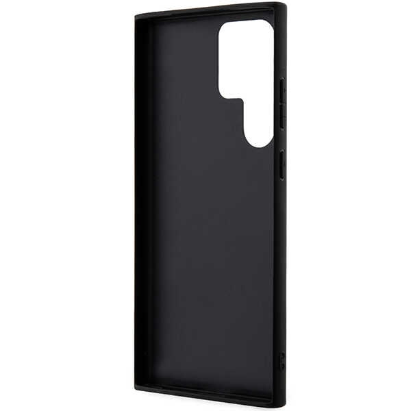 Coque Karl Lagerfeld KLHCS23LSAKLHPK S23 Ultra S918 hardcase noir/noir Saffiano Mono Metal Logo Case