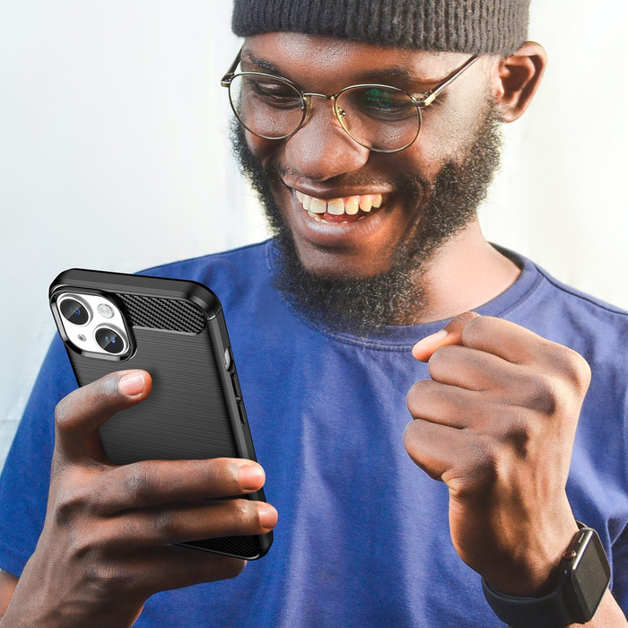 CARBON CASE IPHONE 14 BLACK