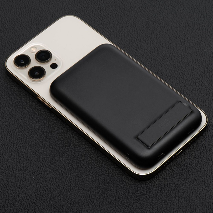 Powerbank zgodny z MagSafe Blue Star W0553 2A 5W 5000 mAh czarny