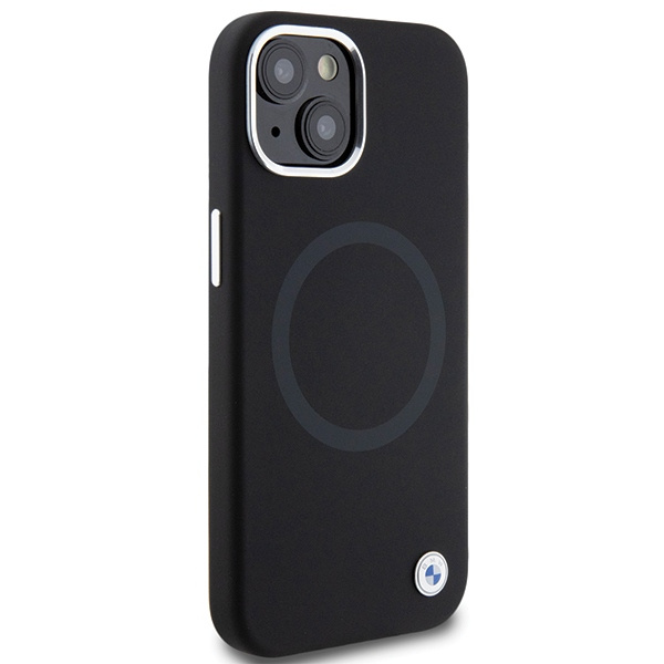 Bmw Bmhmp15msilbk2 IPhone 15 Plus 6,7" Schwarz/Schwarz Signature Liquid Silikon MagSafe