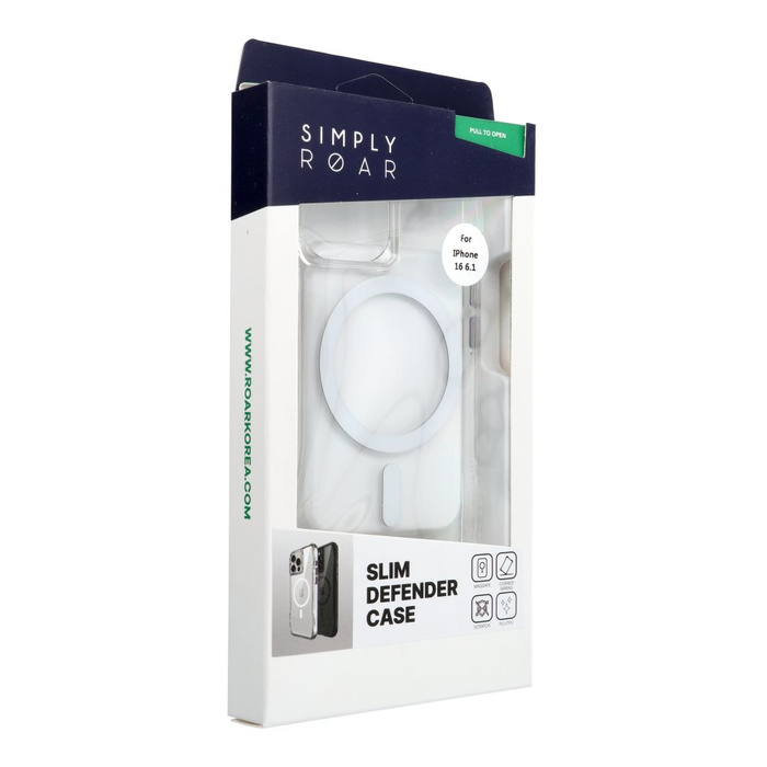 ROAR futerał SLIM DEFENDER kompatybilny z MagSafe do IPHONE 16 transparentny