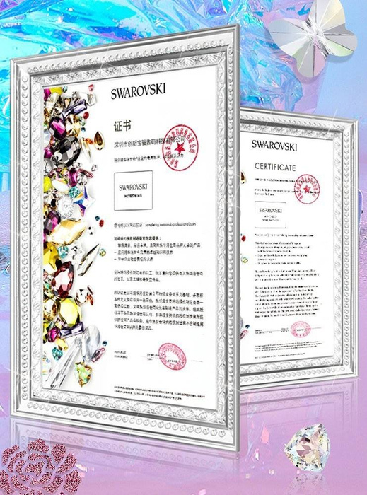 Kingxbar Lucky Series tok valódi Swarovski kristályokkal díszített iPhone 12 mini átlátszó (Luck)