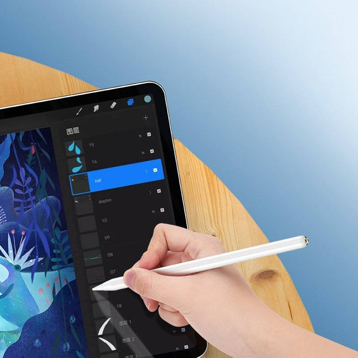 Stylet capacitif Choetech pour iPad (active) blanc (HG04)