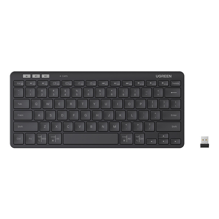 Klawiatura bezprzewodowa wielotrybowa Ugreen K551, Bluetooth 5.3 (czarna)