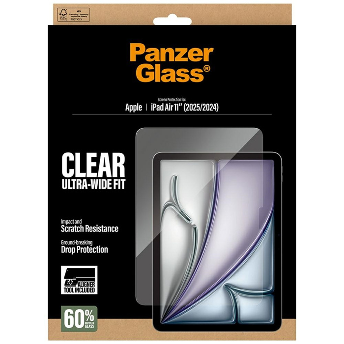 Szkło hartowane PanzerGlass Ultra-Wide   Fit do iPad Air 11" (2025/2024)