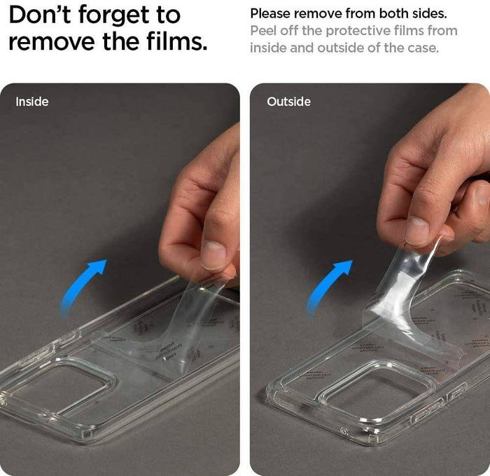 Case Spigen Galaxy S21 Ultra Hybrid Crystal Transparent Clear Case