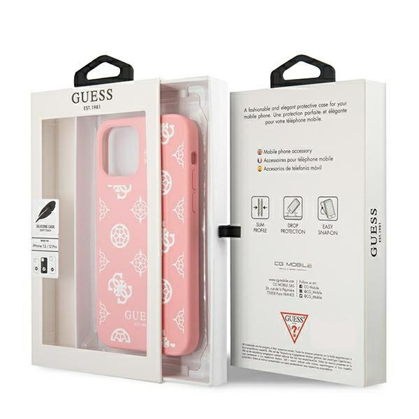 Guess Apple GUHCP12LLSPEWPI iPhone Hülle iPhone 12 Pro Max 6.7 "Pink / Pink Hardcase Peony Collection Case