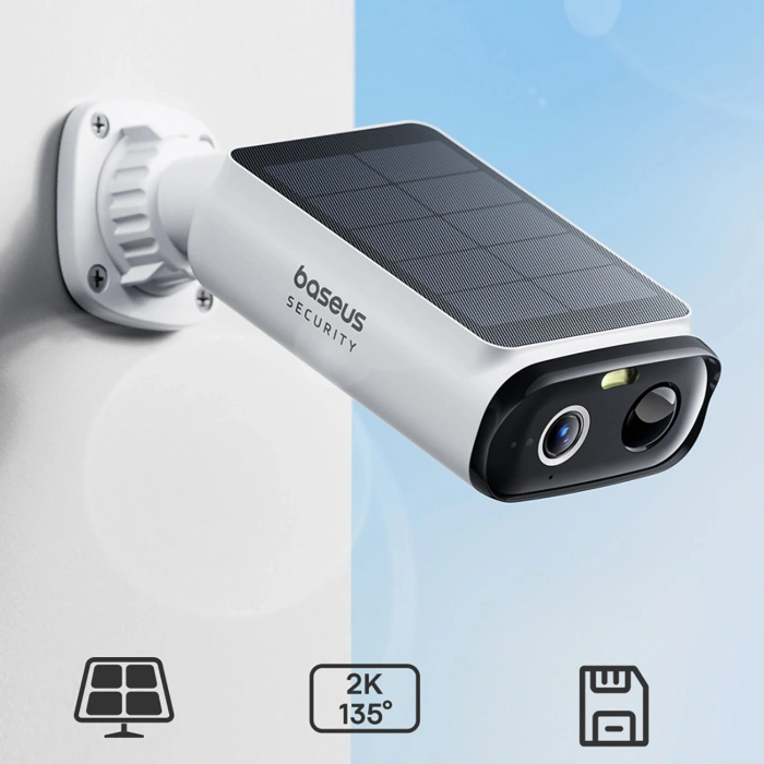 Kamera zewnętrzna Baseus Security S1 Lite 2K - biała