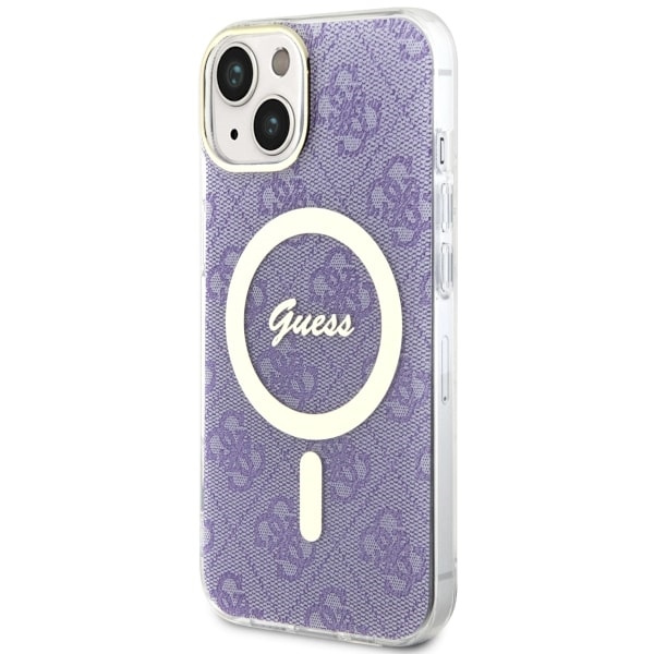 Cover Guess GUHMP14SH4STU iPhone 14 6,1" viola/porpora rigidocase 4G MagSafe Case