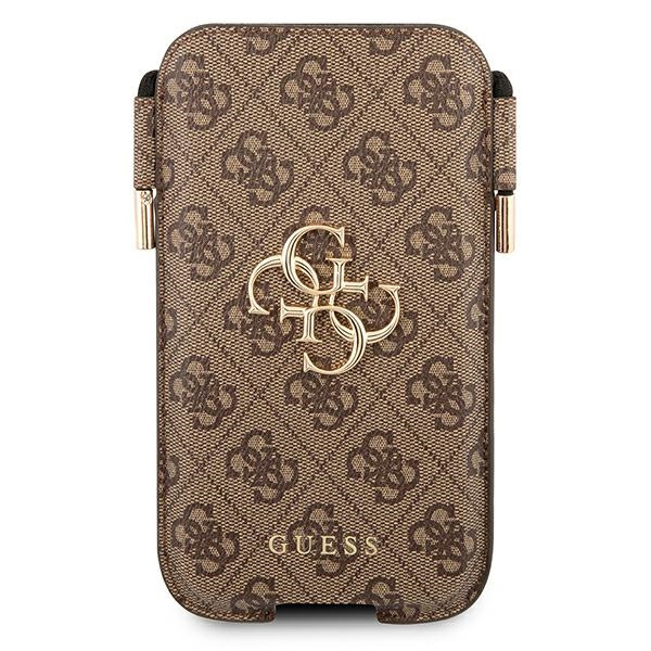 Sac à main Téléfono portable GUESS Téléfono portable 6.7 4G Metal Logo Brown Case