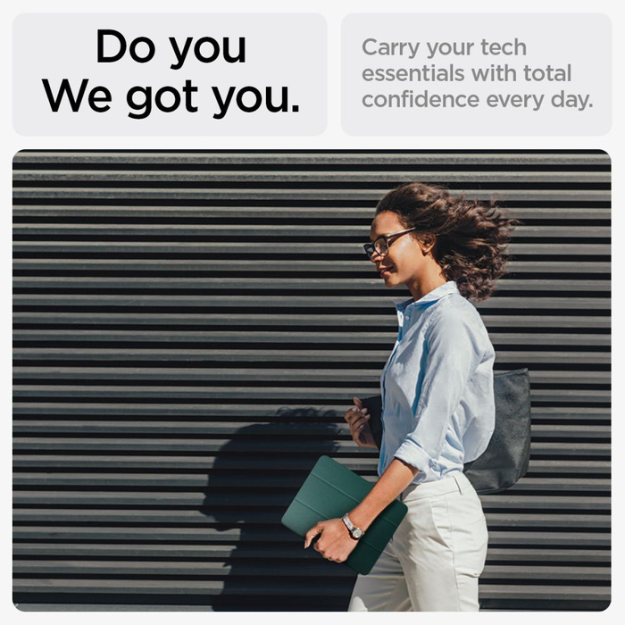 Coque Spigen iPad Urban Fit Air 10.9 4 / 5 / 2020-2022 / 6 7 / 2024-2025 Midnight Green Case