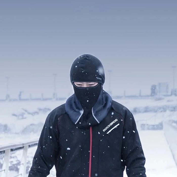 Rockbros LF8113-2 cycling balaclava, universal size - black and gray