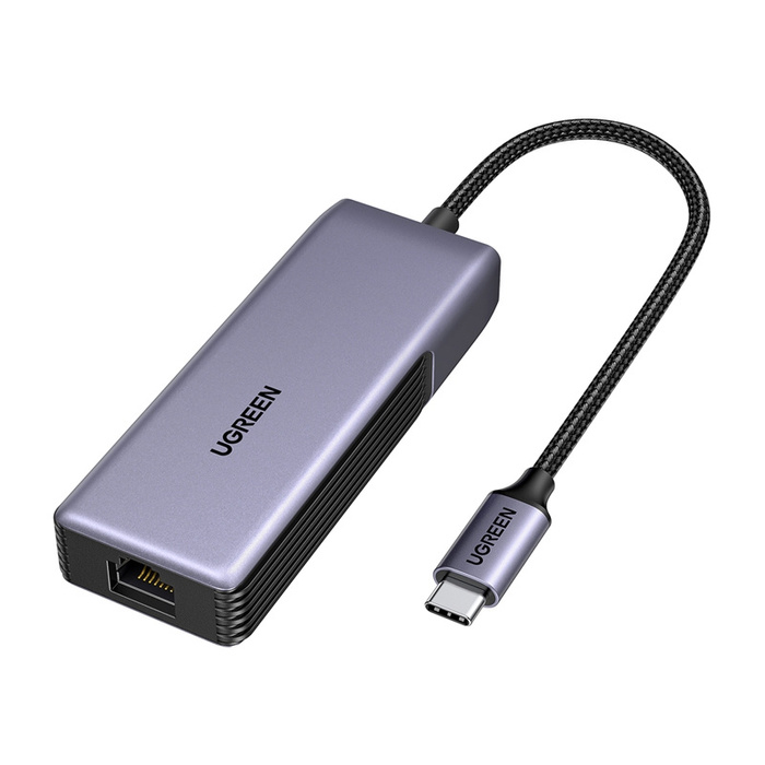 Network adapter Ugreen UGCM848USB-C to RJ45 , 5GbE (black)