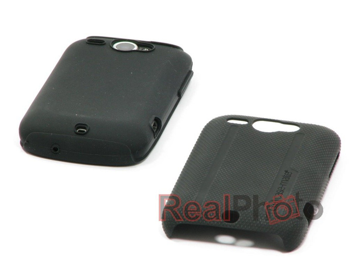 Hülle CASE-MATE Tough Hybrid HTC Wildfire Hybrid Schwarz