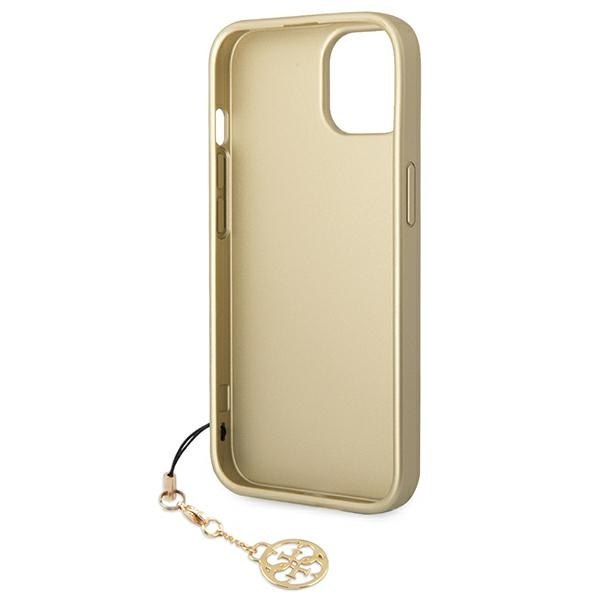 Case GUESS Apple iPhone 14 Plus 4G Charms Collection Brown Hardcase