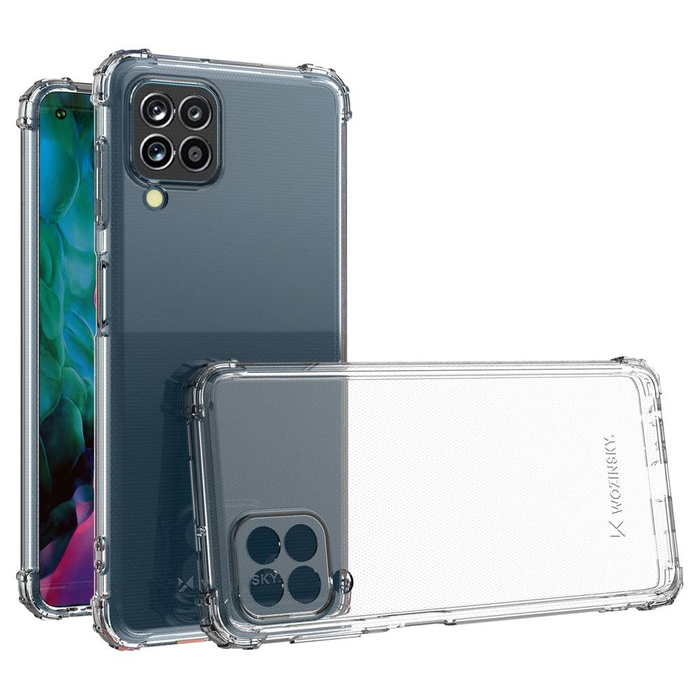 Wozinsky Anti Shock durable case with Military Grade Protection for Samsung Galaxy A22 4G transparent