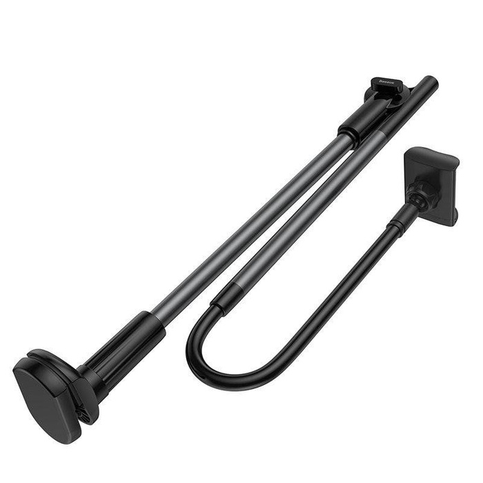 Holder with a BASEUS clip for a Mobile phone, tablet, gray