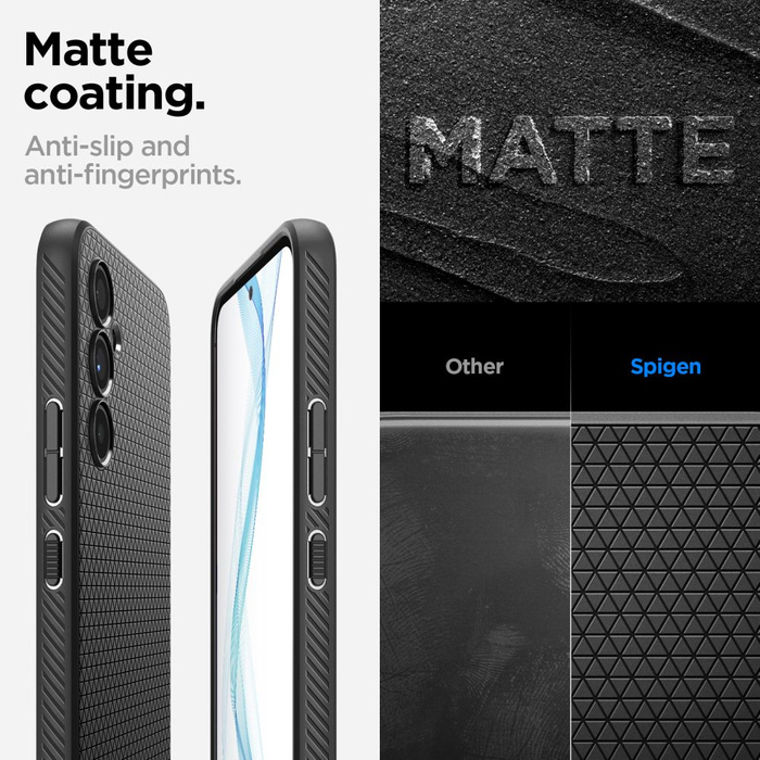 Coque Spigen Liquid Air Galaxy A54 554 5G MATTE Noir