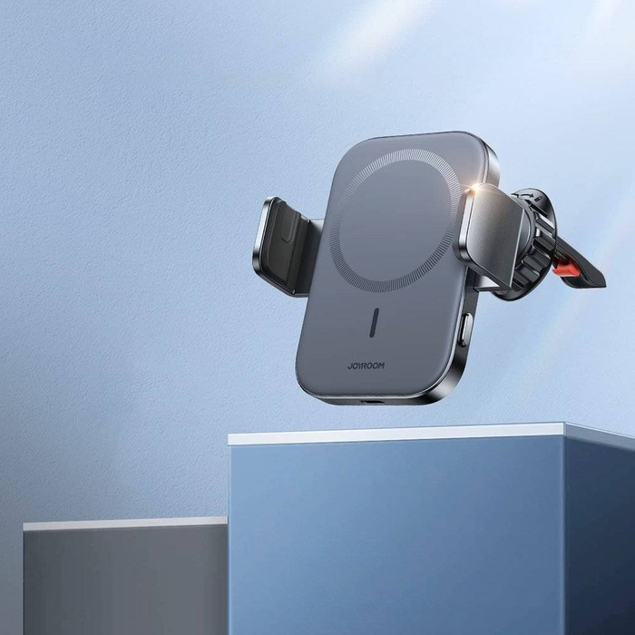 Joyroom držák do auta Qi bezdrátová indukční nabíječka 15W (kompatibilní s MagSafe pro iPhone) pro ventilační mřížku (JR-ZS295)