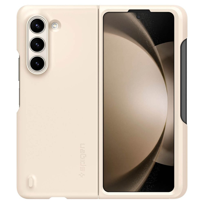 Funda Spigen Thin Fit Bolígrafo Galaxy Z Fold 5 Marfil Nacarado Case