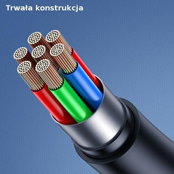 USAMS Kabel U68 lightning 2A Fast Charge 1m modrá / modrá SJ500USB03 (US-SJ500)