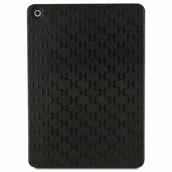 Karl Lagerfeld KLFC10SAKHPCK iPad 10,2" Folio Magnet Allover Cover nero/nero Saffiano Monogram Choupette