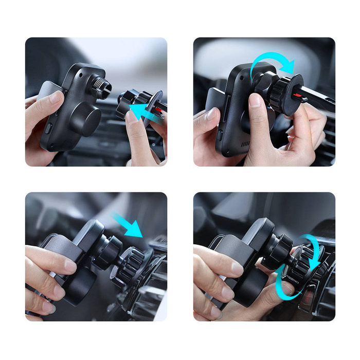 Joyroom Car Holder Qi Wireless Induction Charger 15W (MagSafe Compatible for iPhone) for Air Vent (JR-ZS295)