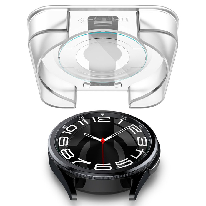 Verre trempé Spigen Galaxy Watch Glas.tr "ez-fit" 2-pack 6 Classic (43 mm) Clear