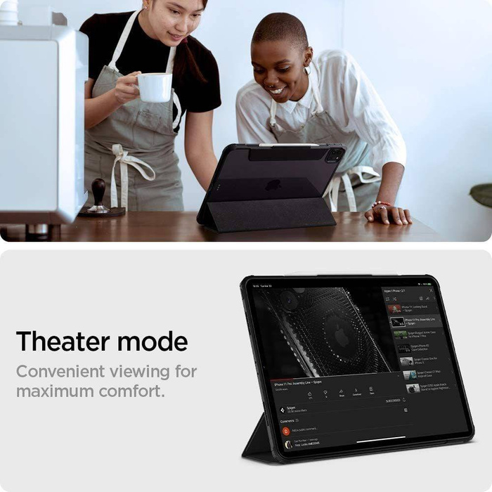 Case SPIGEN iPad Pro 12.9 2021 Ultra Hybrid Pro Black Case
