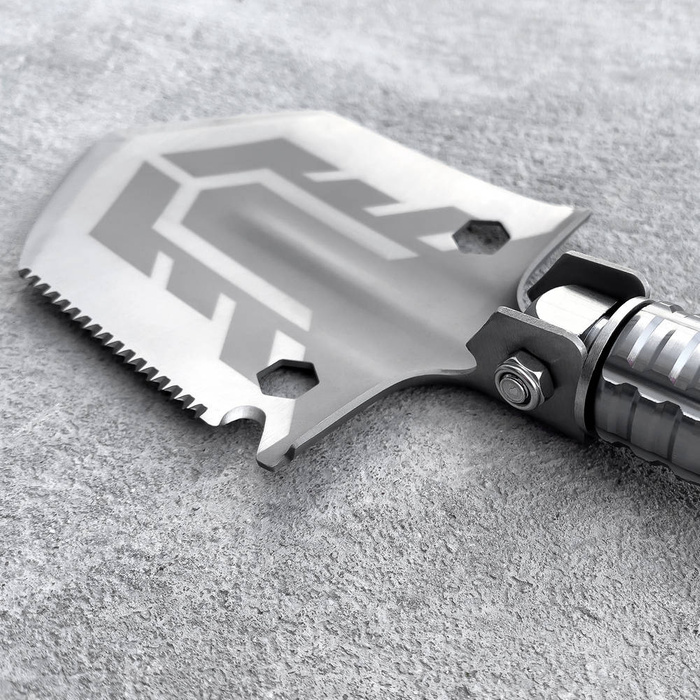 Multifunctional folding shovel 10in1 survival knife screwdriver glass breaker