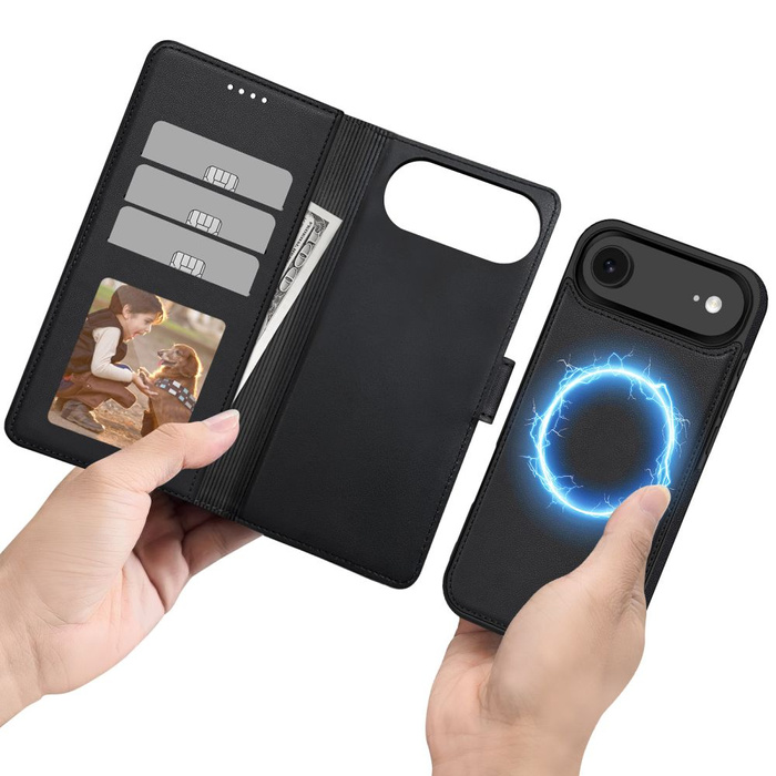 TECH-PROTECT WALLET MAGSAFE IPHONE 17 AIR MATTE BLACK