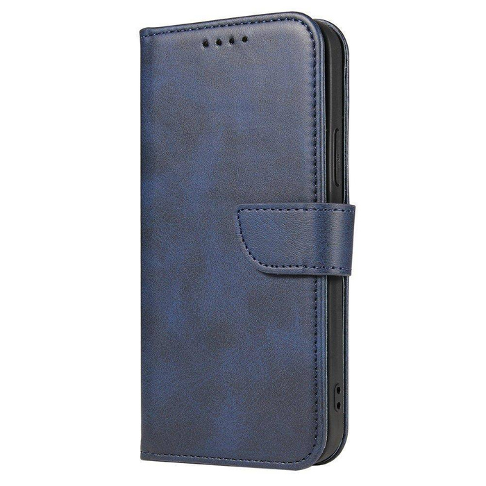 Magnet Case Elegante Schutzhülle mit Überschlag und Standfunktion für Samsung Galaxy A13 5G blau