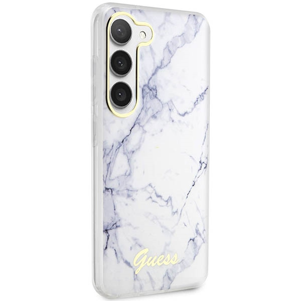 Obal Guess Guhcs23spcumah S23 S911 White/White Hardcase Marble Case
