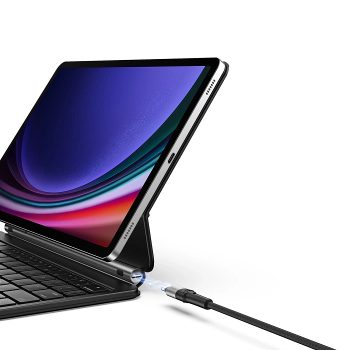 Dux Ducis Keyboard (MK Series) Hülle mit Bluetooth-Tastatur für Samsung Galaxy Tab S9 / S8 / S7 – Schwarz