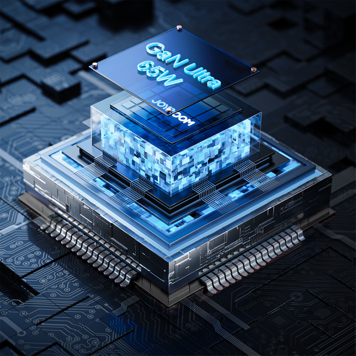 Joyroom Schnellladegerät GaN 65W USB, 2x USB C schwarz + USB C Kabel - USB C 100W 1,2m (TCG01)