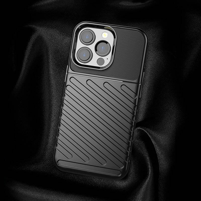 Thunder Case flexibilní pancéřovaný pouzdro kryt iPhone 13 Pro zelený