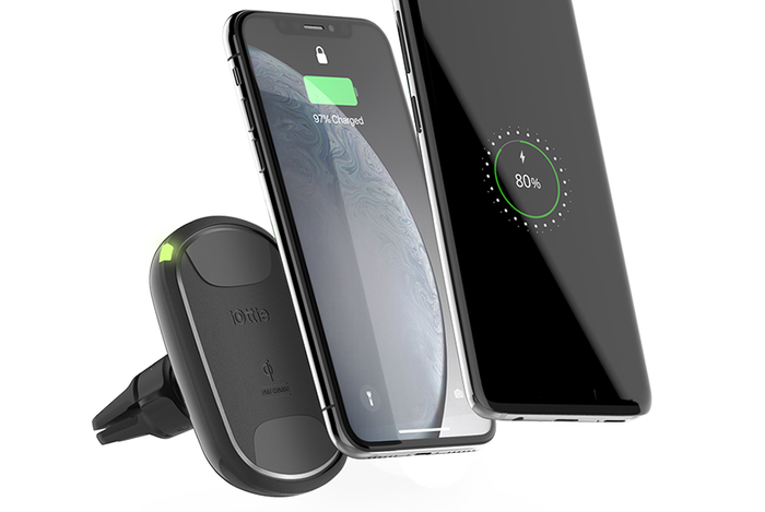 iOttie iTap 2 Wireless Holder Magnetic to grid with inductive charging