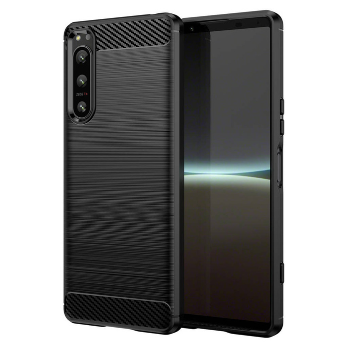 Thunder Case obal Sony Xperia 5 IV silikonový pancéřový kryt černý
