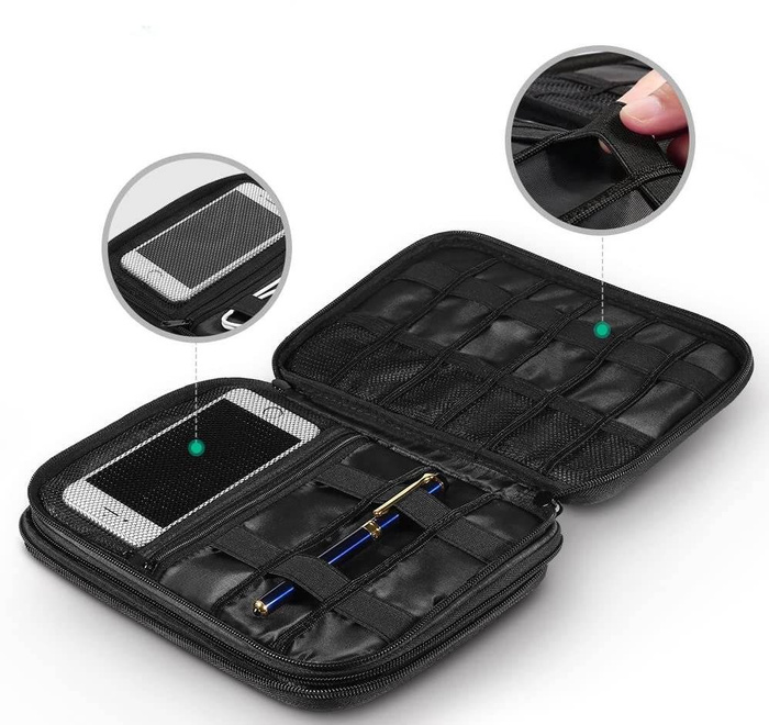 Ugreen Case Festplattenbox HDD SSD Telefonkabel Zubehör 24,5 x 17,5 x 5 cm grau (50147 LP149)