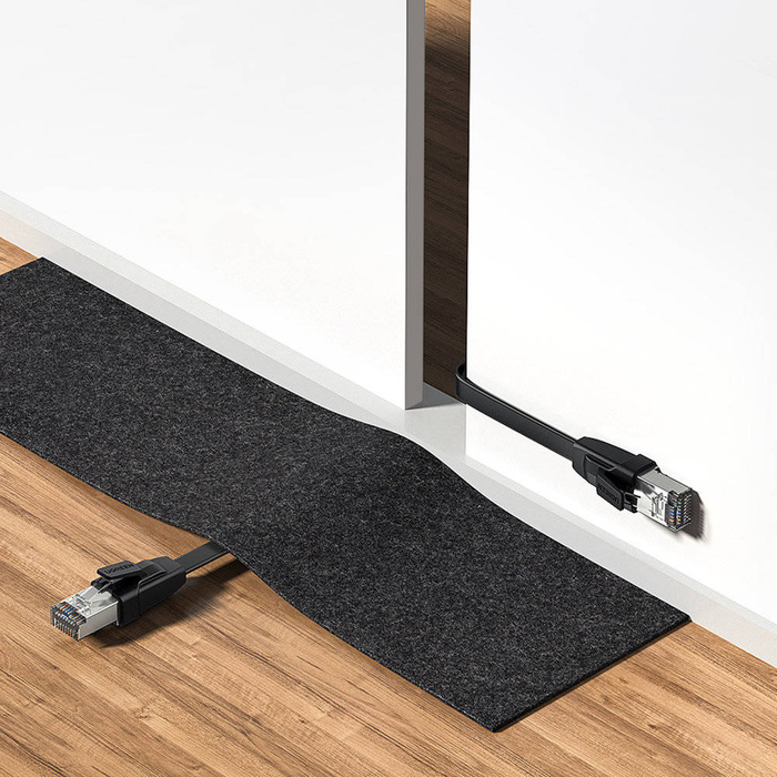 Cavo LAN Ugreen Ethernet Cat.8 U / FTP flat 1m nero (NW134)