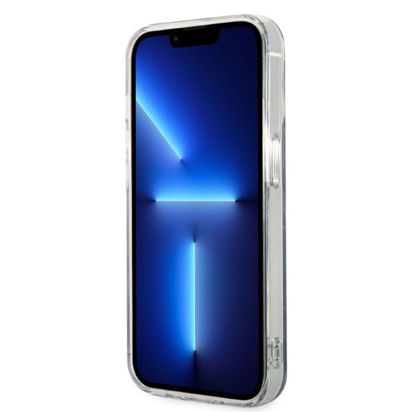 Sada Pouzdro Guess Case+ nabíječka iPhone 14 Pro Max 6,7" černá/černá tvrdá case Marble MagSafe