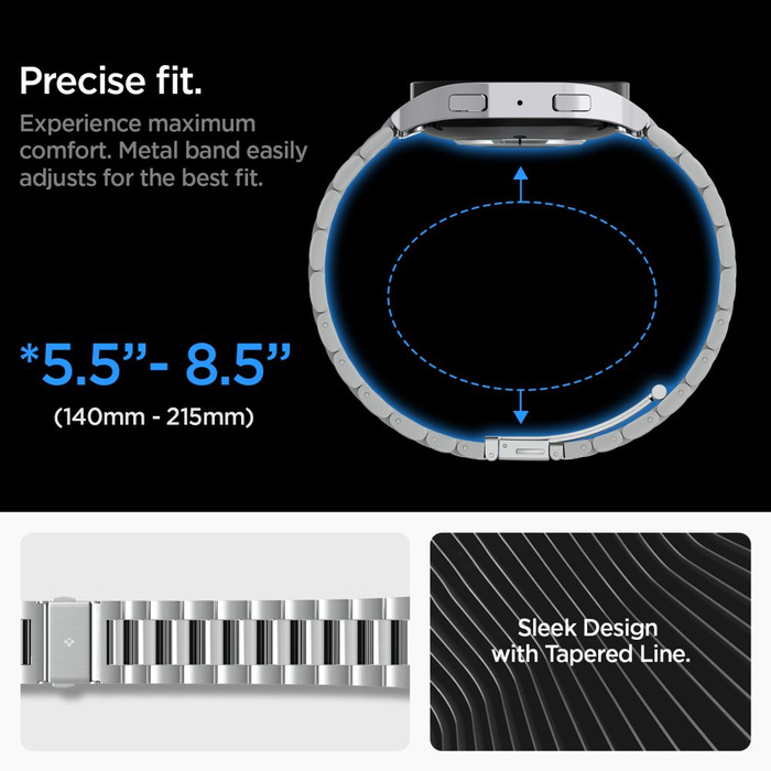 Correa Spigen Galaxy Watch Modern Fit Band Samsung 6 (44 Mm) Plata