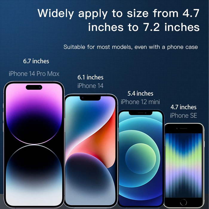 Uchwyt na telefon do samochodu uniwersalny Forcell F-Grip Guardian AV do kratki czarny