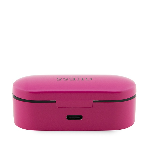 Guess auriculares Bluetooth GUTWST31EM TWS + docking station magenta