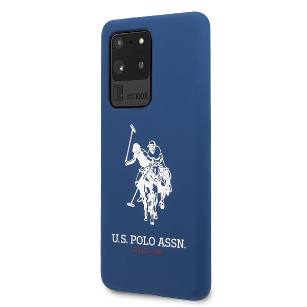 Case US POLO Samsung Galaxy S20 Ultra Silicone Collection Navy blue Case