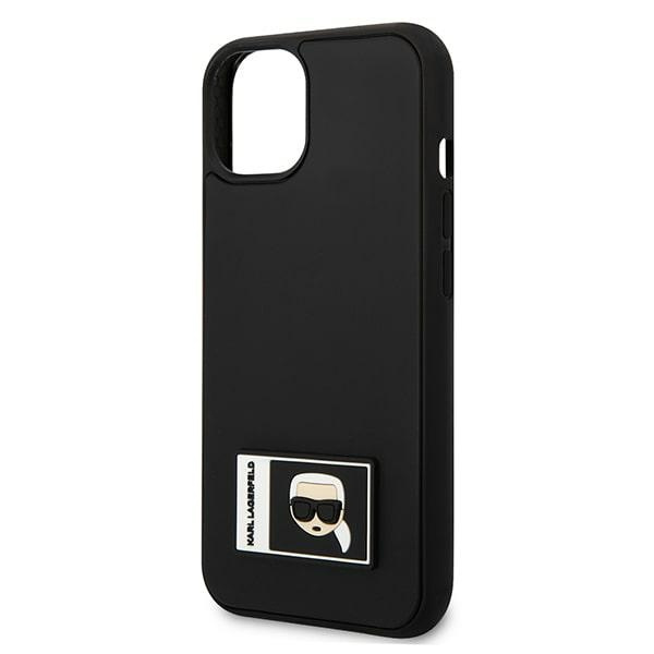 Case KARL LAGERFELD Apple iPhone 13 Iconik Patch Black Hardcase